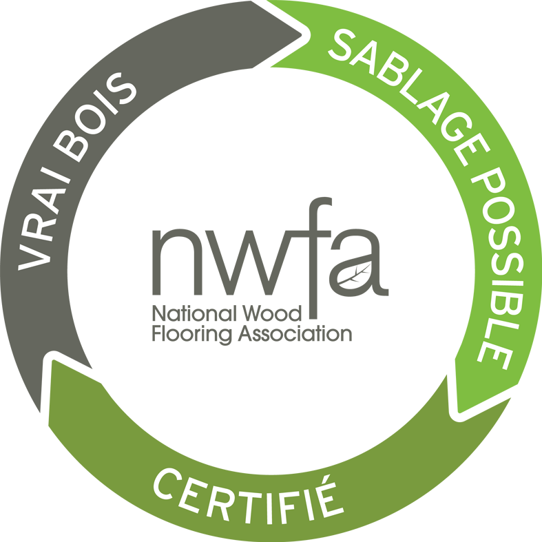 Vrai bois | Sablage possible | Certifié | Nwfa - National Wood Flooring Association