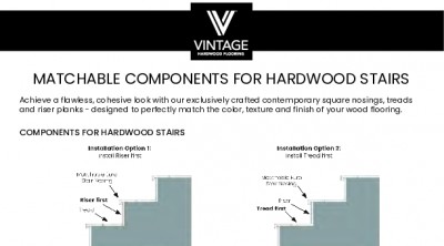 Composants d'escaliers Vintage