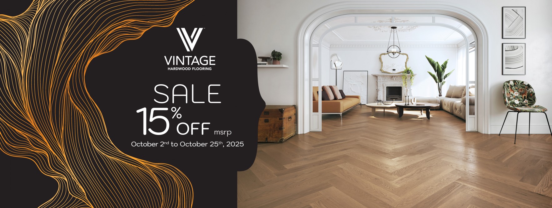 Sale 15% off msrp. October 2nd to October 25th, 2025
