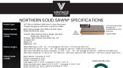 Northern Solid Sawn
