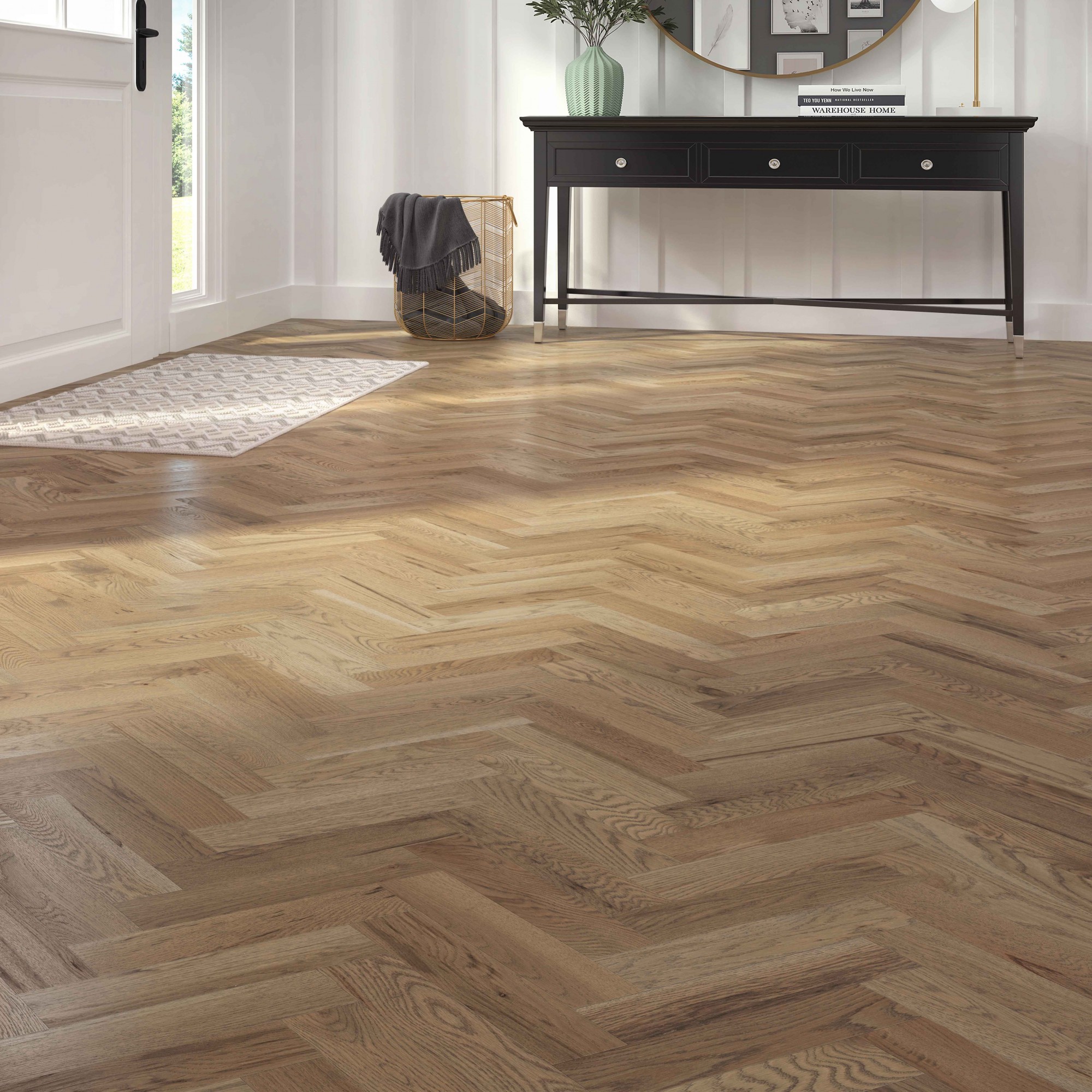 White Oak Canvas Wire Brushed
