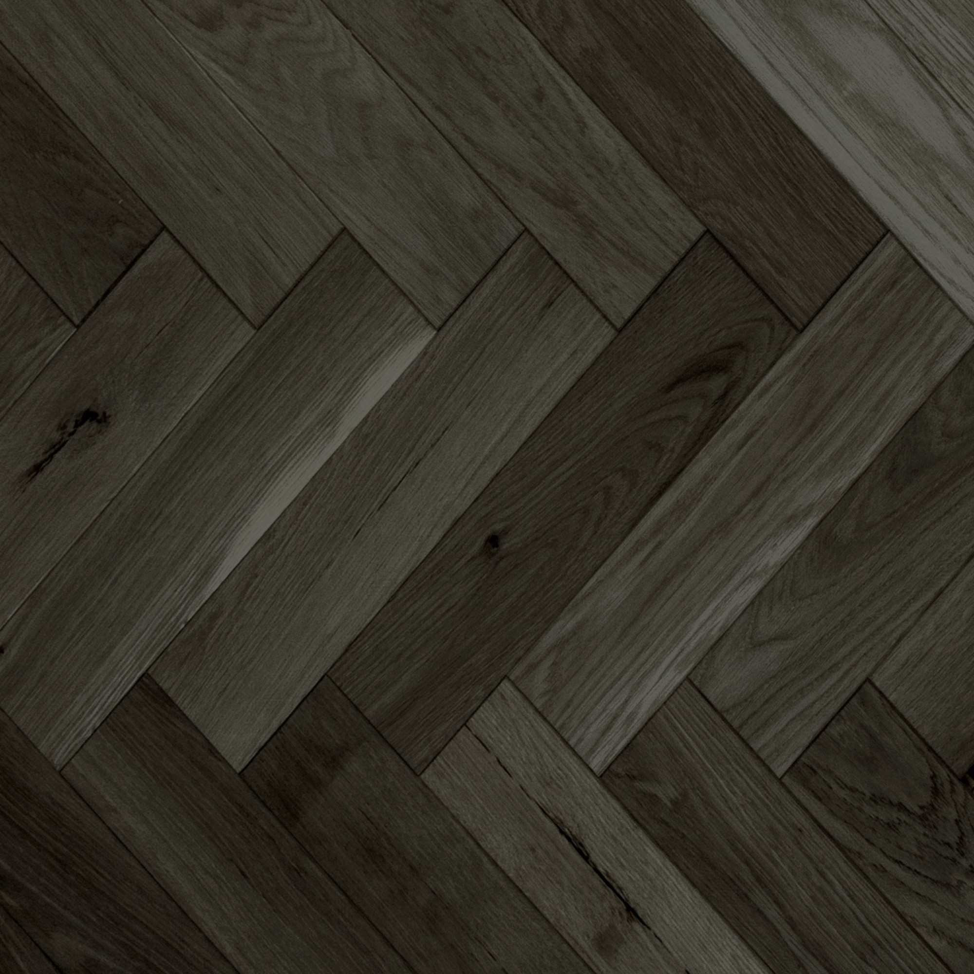 Herringbone Red Oak Pewter Smooth