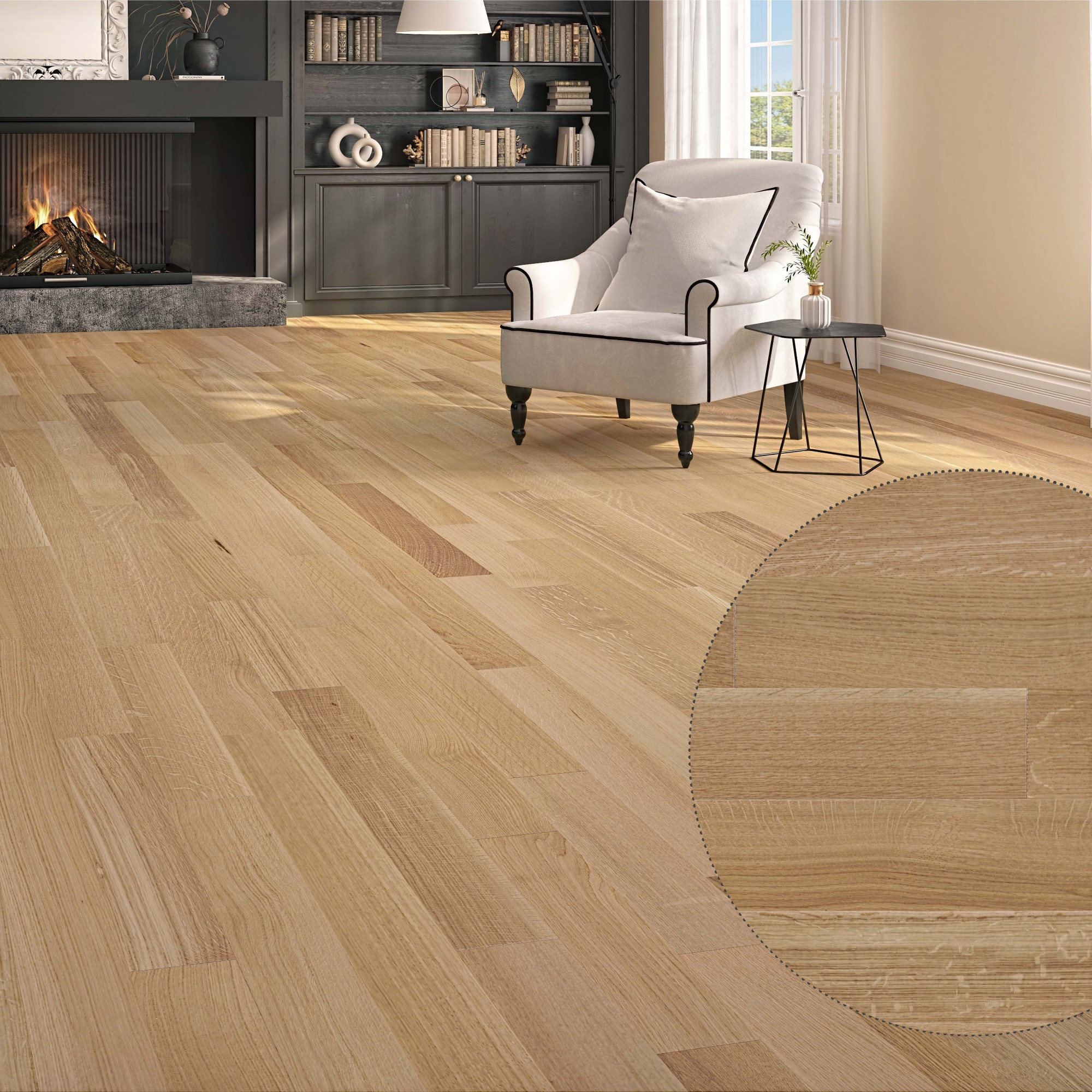 White Oak Natural Rift & Quarter Sawn