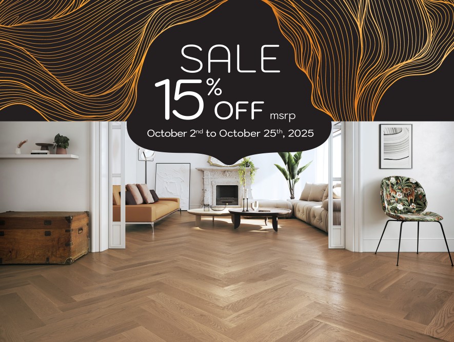 Sale 15% off msrp. October 2nd to October 25th, 2025