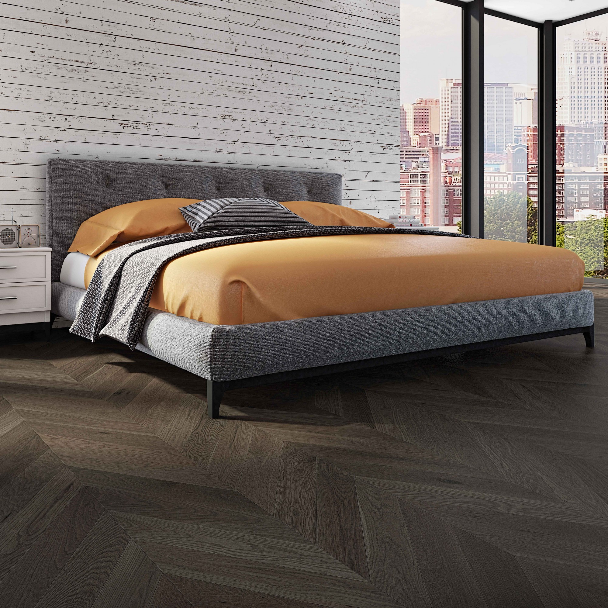 Chêne blanc Gotham Wire Brushed